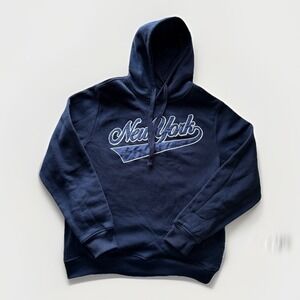 rebel‎ minds New York Navy Blue Hoodie Size XL